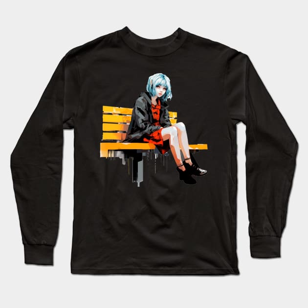 Bench Girl Long Sleeve T-Shirt by Jason's Finery